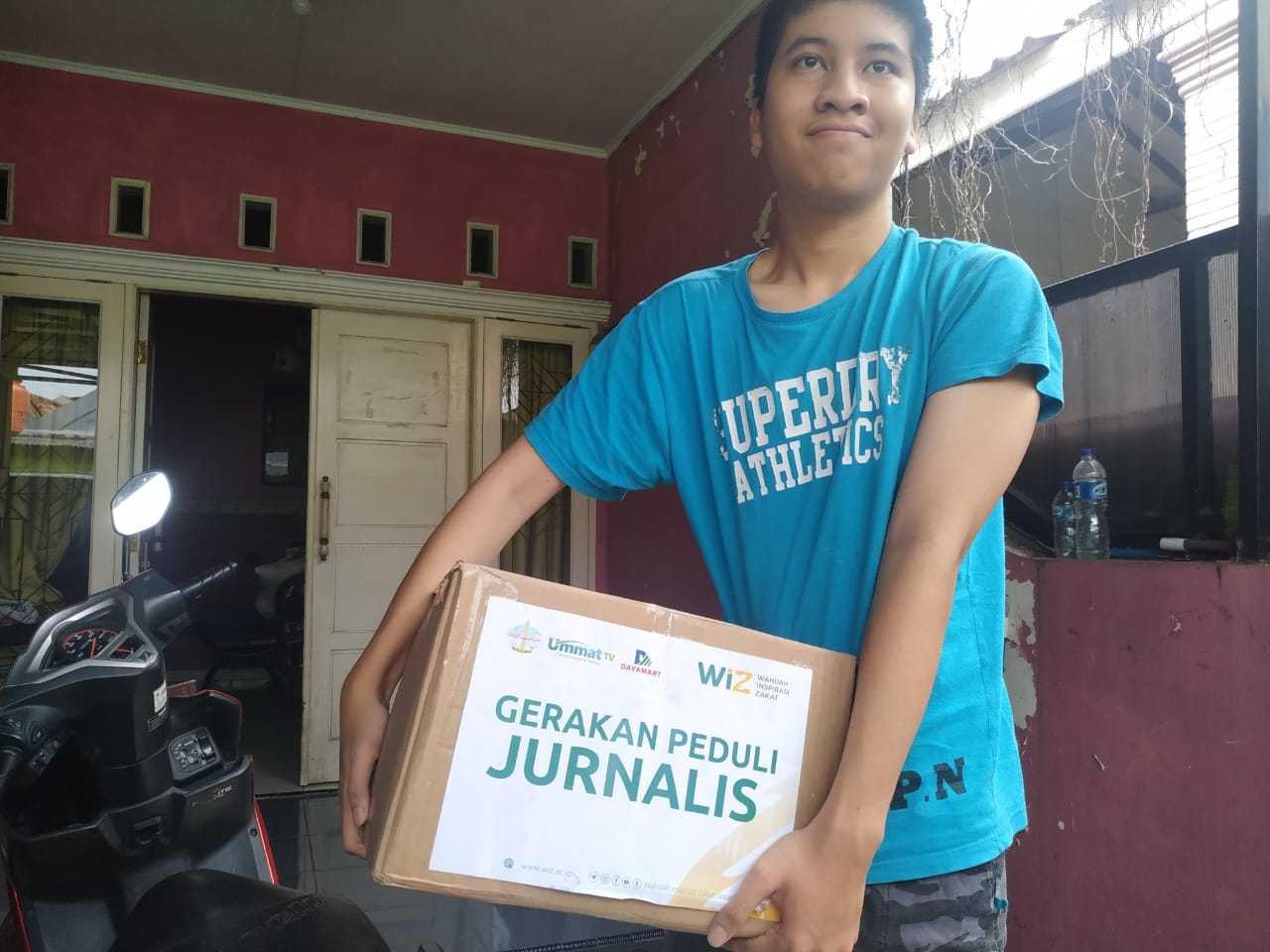 Gerakan Peduli Jurnalis Distribusikan 116 Paket Bingkisan untuk Keluarga Jurnalis